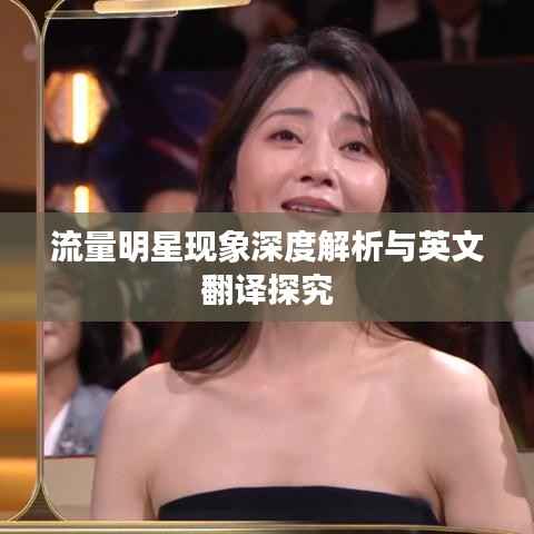 流量明星现象深度解析与英文翻译探究